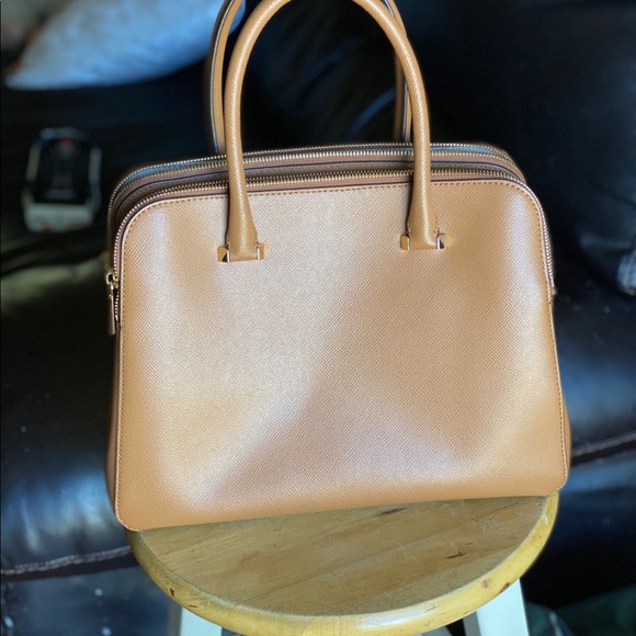 Michael Kors Houston Double Zip Leather Satchel - Picture 2 of 7